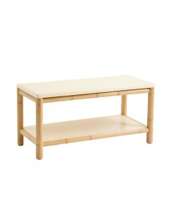 Clay Canyon Indoor Bench - Cream