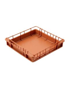 Maple Dale Empty Under-Desk Cable Tray - Terracotta (synthetic illustration; no displayed measurements)