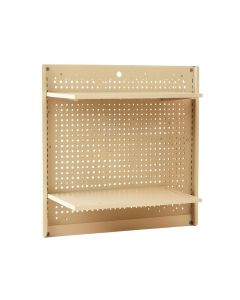 Heath Crest Empty Wall-Mounted Tool Organizer Panel - Beige (synthetic illustration; no displayed measurements)