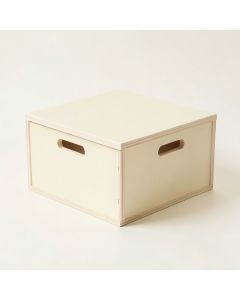 Cedar Arc Low Toy Storage Unit - Cream (synthetic illustration; no displayed measurements)