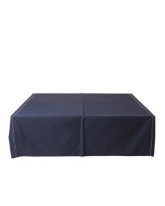 Rowan Dell Flat Bed Sheet - Navy