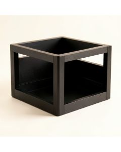 Elm Branch Empty Furniture-Style Pet Crate - Black (synthetic illustration; no displayed measurements)