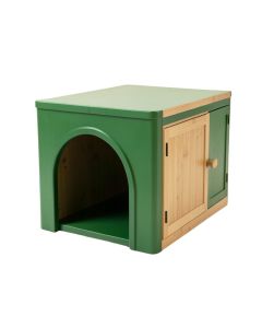 Glen Arc Empty Furniture-Style Litter Enclosure (synthetic illustration; no displayed measurements)