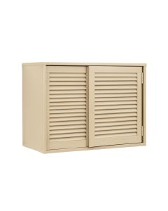 Maple Edge Wall-Mounted Entry Cabinet - Beige