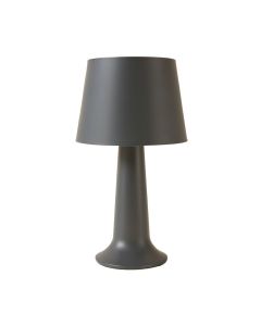 Lorine 18 '' Dark Gray Table Lamp (synthetic illustration; no displayed measurements)