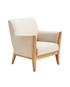 Aportela 24 '' Wide Cotton Wingback Chair