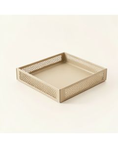 Spruce Edge Empty Under-Desk Cable Tray - Beige (synthetic illustration; no displayed measurements)