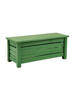 Summit Branch Narrow Outdoor Storage Bench - Green (synthetic illustration; no displayed measurements)