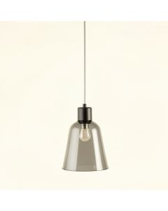 Alder Bridge Pendant Light Suspended From One Plain Cable - Gray (synthetic illustration; no displayed measurements)