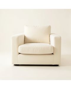 Cedar Field Upholstered Armchair - Ivory (synthetic illustration; no displayed measurements)
