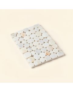 Mother Of Pearl 1 '' X 1 '' Seashell Grid Mosaic Tile (synthetic illustration; no displayed measurements)