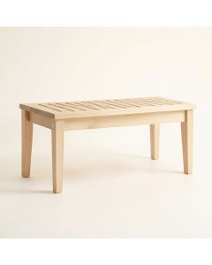 Bay Crest Indoor Bench - Beige (synthetic illustration; no displayed measurements)