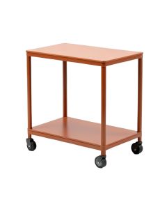 Spruce Crossing Empty Rolling Workshop Cart - Terracotta