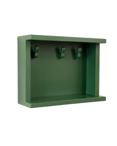 Birch Bluff Wall-Mounted Entryway Organizer Shelf - Green