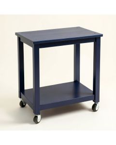 Willow Branch Empty Rolling Workshop Cart - Navy (synthetic illustration; no displayed measurements)
