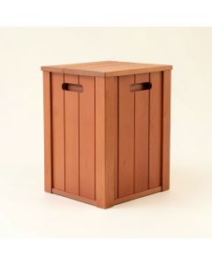 Cove Dale Closed Outdoor Storage Box - Terracotta (synthetic illustration; no displayed measurements)