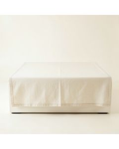 Willow Brook Flat Bed Sheet - Ivory (synthetic illustration; no displayed measurements)