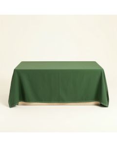 Cliff Edge Flat Bed Sheet - Green (synthetic illustration; no displayed measurements)