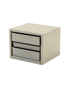 Linden Bluff Small-Parts Storage Drawer Cabinet - Gray