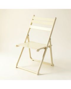 Aspen Bend Folding Outdoor Chair - Cream (synthetic illustration; no displayed measurements)