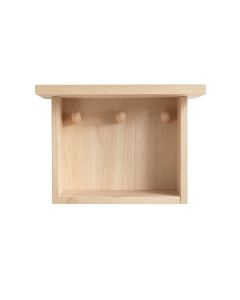 Linden Crest Wall-Mounted Entryway Organizer Shelf - Beige (synthetic illustration; no displayed measurements)
