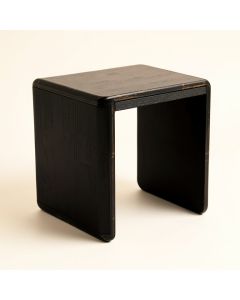 Vale Bridge Side Table - Black (synthetic illustration; no displayed measurements)
