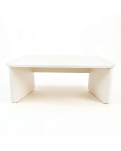 Lake Field Desktop Monitor Riser - White (synthetic illustration; no displayed measurements)