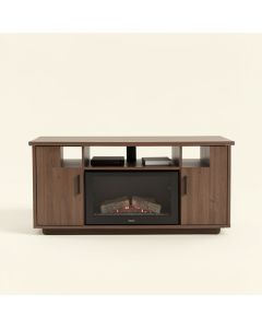 Elian Tv Stand For Tvs Up To 70 '' With Electic Fireplace Included (synthetic illustration; no displayed measurements)