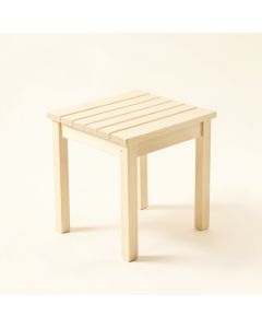Moss Crossing Compact Balcony Table - Ivory (synthetic illustration; no displayed measurements)