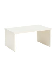 Pine Branch Desktop Monitor Riser - White (synthetic illustration; no displayed measurements)