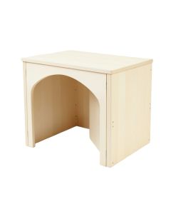 Rowan Dell Empty Furniture-Style Litter Enclosure - Ivory (synthetic illustration; no displayed measurements)