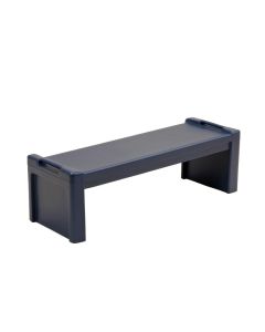 Stone Canyon Narrow Outdoor Storage Bench - Navy (synthetic illustration; no displayed measurements)