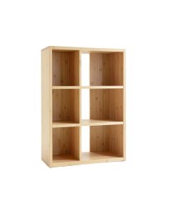 Ridge Field Freestanding Bookcase - Beige