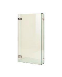 Kinkade Xl 28.25 '' W X 80 '' H Hinged Frameless Shower Door
