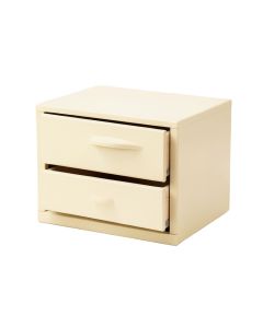 Hazel Brook Small-Parts Storage Drawer Cabinet - Cream