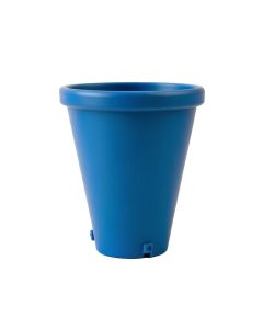 Pine Brook Empty Railing Planter With Integral Brackets - Blue (synthetic illustration; no displayed measurements)