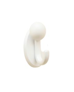 Harbor Arc Wall-Mounted Robe Hook - White