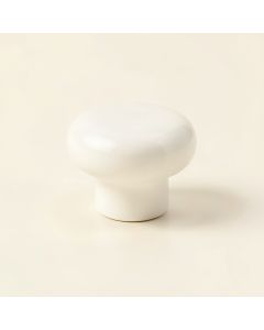 Heath Branch Cabinet Knob Without Packaging - White (synthetic illustration; no displayed measurements)