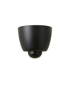 Birch Dale Wall Sconce Mounted On A Plain Wall - Black