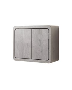 Cedar Brook Wall-Mounted Entry Cabinet - Gray