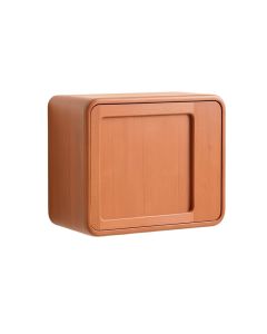 Ridge Arc Wall-Mounted Entry Cabinet (synthetic illustration; no displayed measurements)