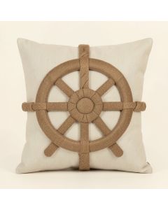 Nuada Ship Wheel Throw Pillow (synthetic illustration; no displayed measurements)