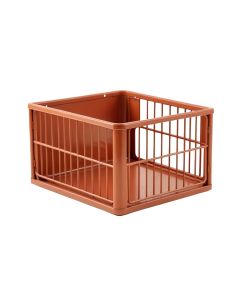 Clay Canyon Empty Furniture-Style Pet Crate - Terracotta