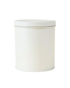 Willow Branch Storage Canister With Lid - White