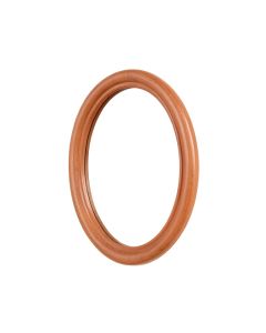 Slate Canyon Framed Wall Mirror - Terracotta