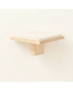 Glen Branch Wall-Mounted Cat Perch - Ivory (synthetic illustration; no displayed measurements)