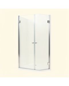 66 '' - 72 '' W X 76 '' H Double Sliding Frameless Shower Door 72 '' X 76 '' Frameless Shower Door (synthetic illustration; no displayed measurements)