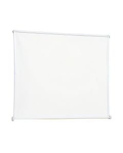 White 100 '' Diagonal Manual Projection Screen