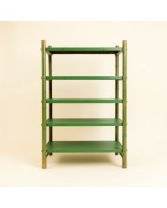 Summit Crest Empty Seed-Starting Shelving Unit Without Lights - Green (synthetic illustration; no displayed measurements)