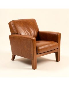 Arnoldsville 38.2 '' Wide Cowhide Armchair (synthetic illustration; no displayed measurements)